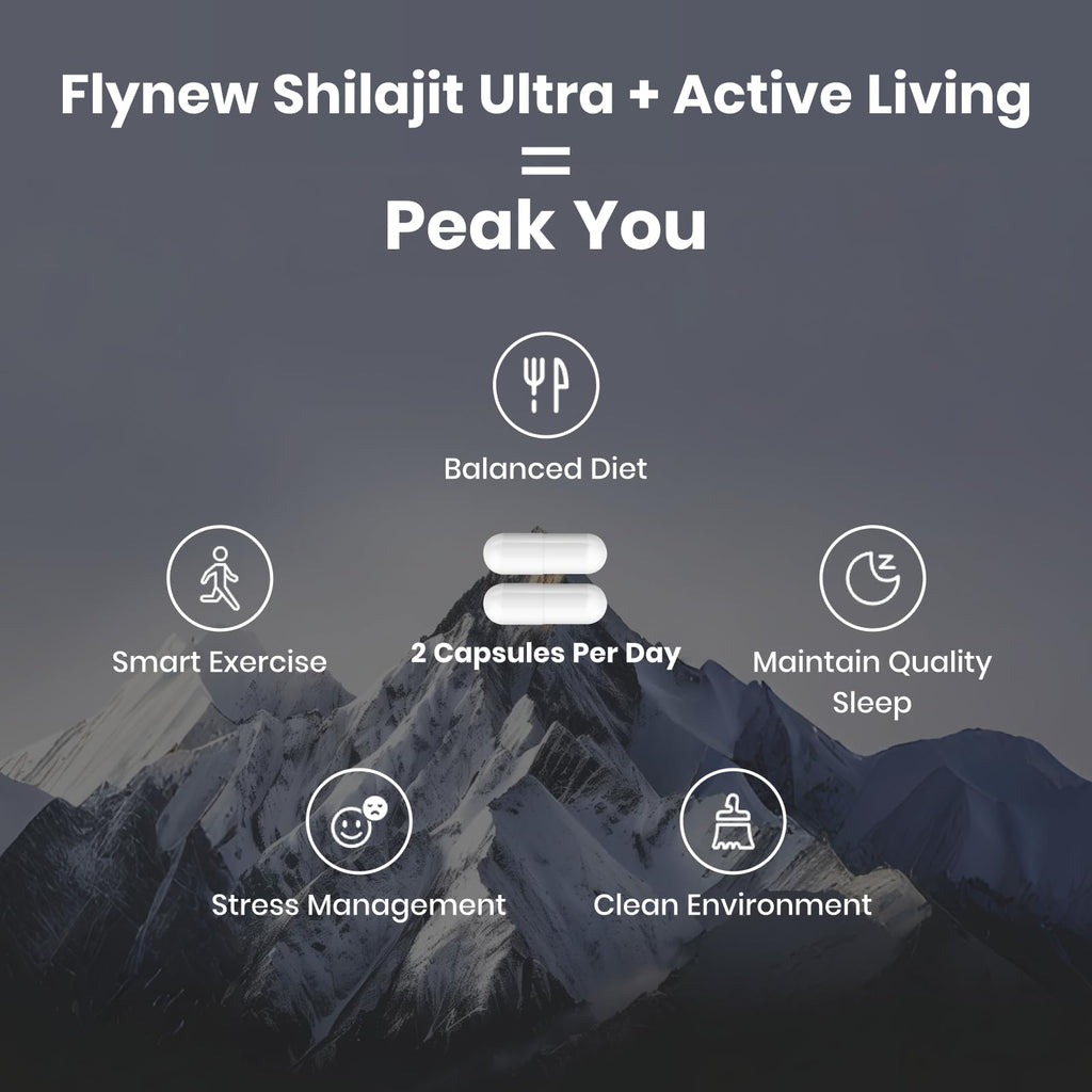 Shilajit for Men Women, Shilajit with Naturally Fulvic Acid & L-Arginine, Himalayan Shilajits for Extra Power, Stamina & Immune Support, Non-GMO, Made in USA, 60 Capsules