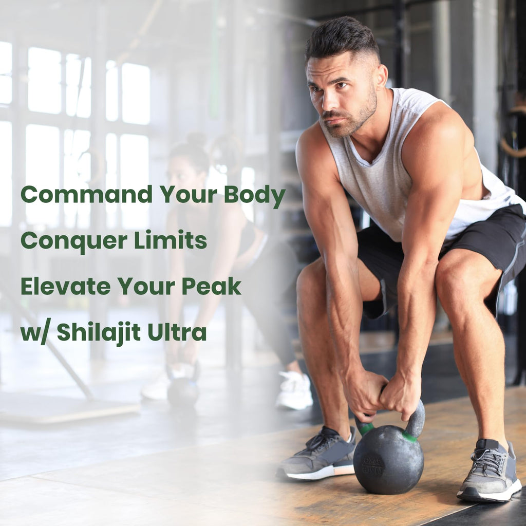 Shilajit for Men Women, Shilajit with Naturally Fulvic Acid & L-Arginine, Himalayan Shilajits for Extra Power, Stamina & Immune Support, Non-GMO, Made in USA, 60 Capsules
