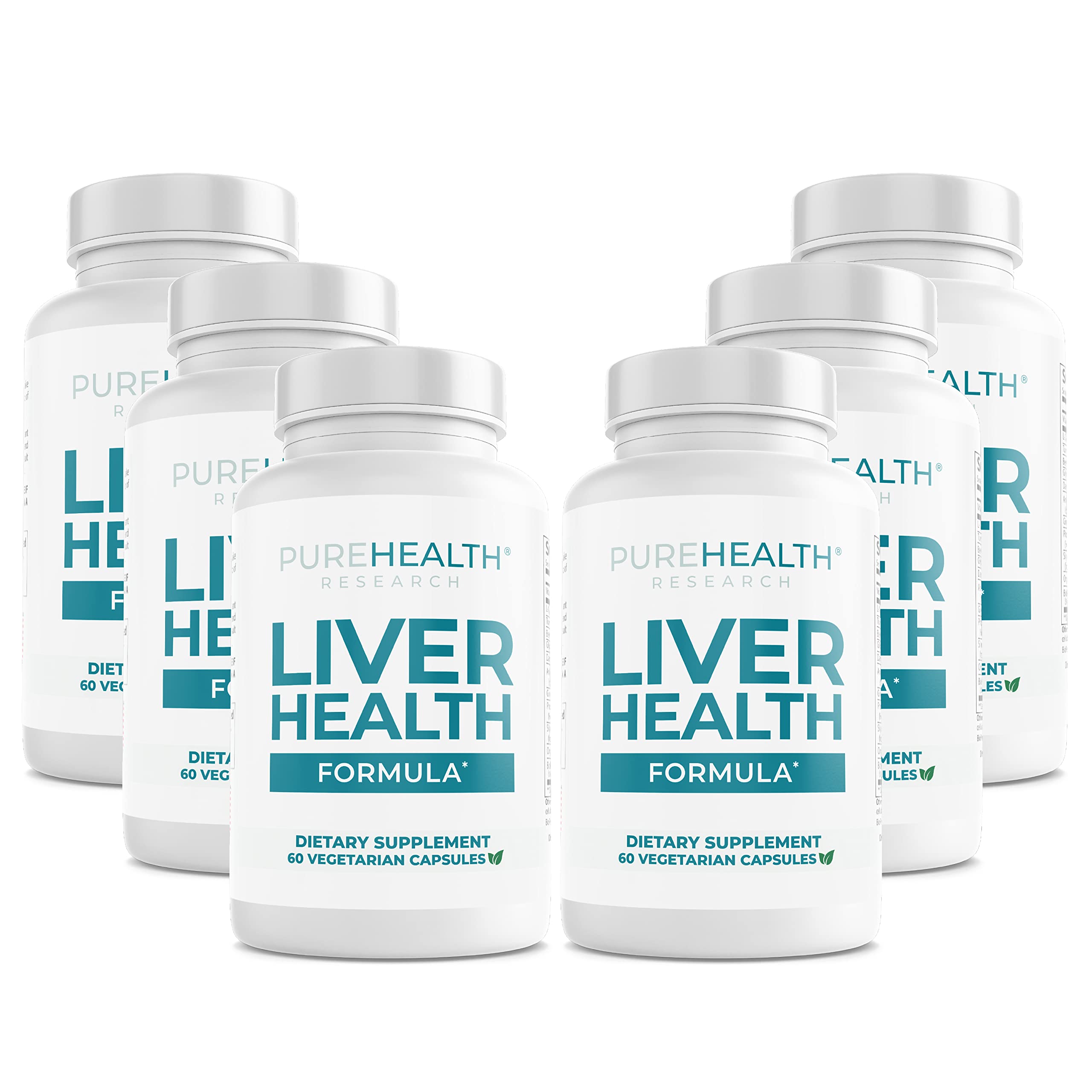 PUREHEALTH RESEARCH Liver Health – Liver Cleanse Detox & Repair Support Supplement- with Milk Thistle, Turmeric Powder, Dandelion, Artichoke, Beet Root, Ginger, L Cysteine HCL & More