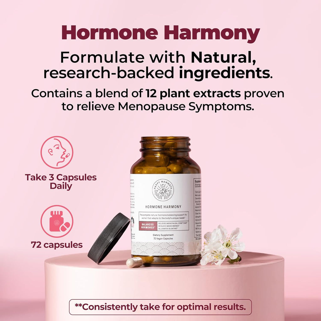 Ultra  Potent Hormone Harmony Natural Hormonal Support for Women 72 Capsules.