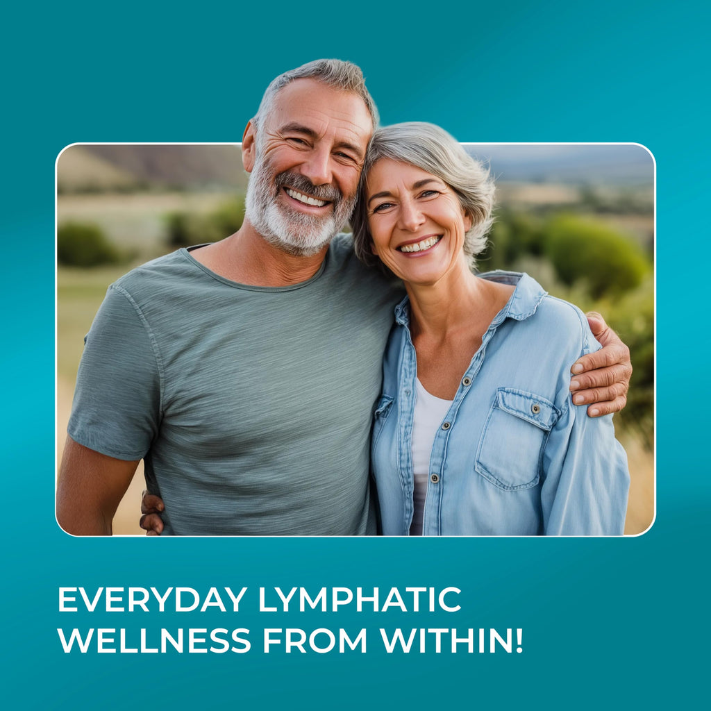 PUREHEALTH RESEARCH Lymph System Support - Lymphatic Drainage Supplement for Women & Men - Bromelain, Echinacea, Dandelion, Burdock Root, Lemon Powder, Kelp, Cleavers & More - 60 Capsules